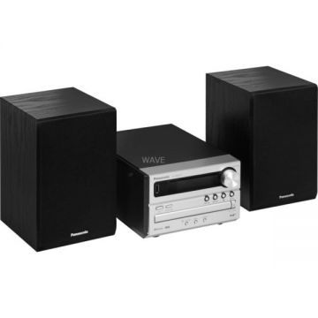 Sistem Compact Bluetooth 1x USB-A 10W 6Ω FM(VHF) DAB DAB+ CD 3.7kg RDS Negru/Argintiu Sistem Compact Bluetooth 1x USB-A 10W 6Ω FM(VHF) DAB DAB+ CD 3.7kg RDS Negru/Argintiu