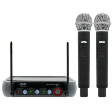 Sistem De Microfon Wireless -10°C / +50°C 40 - 18000Hz 2 x AA 80dB Fara Fir 5W Negru