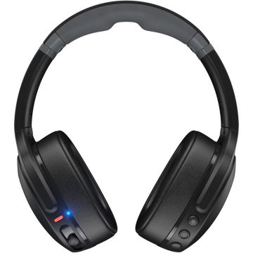 Skullcandy Casti Audio Over the Ear Pliabile Skullcandy Crusher Evo, Wireless, Bluetooth, Microfon, Autonomie 40 ore, True Black