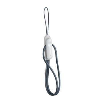 Snur universal anti pierdere pentru casti Baseus Crystal Earphone Lanyard, 22.9 cm, Gri