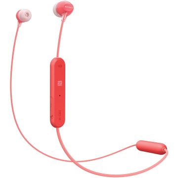 Sony Casti Sony WI-C300 Bluetooth, rosu