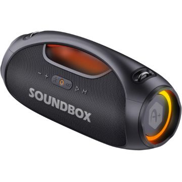 A+ Soundbox 400, portabila 60W RMS, IPX6, Bluetooth, TWS, 7500 mAh A+ Soundbox 400, portabila 60W RMS, IPX6, Bluetooth, TWS, 7500 mAh