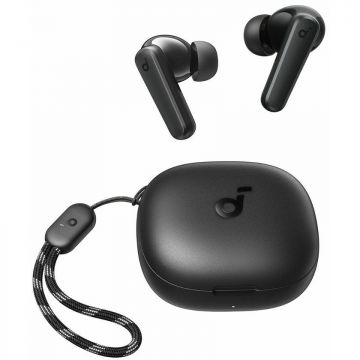 Anker Casti True Wireless Anker SoundCore R50i, Bluetooth 5.3, autonomie 30H, Negru