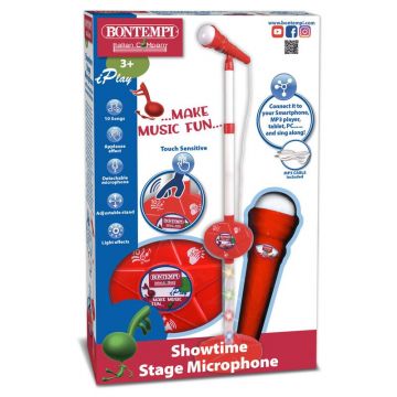 Bontempi - MICRFON CU STATIV ROSU