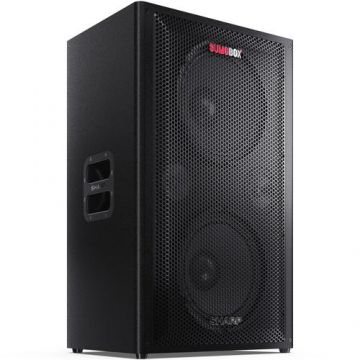 Boxa portabila Sharp SUMOBOX CP-LS200, 200 W, Baterie detasabila, Procesor SAM® by Devialet, Bluetooth, TRS/XLR/AUX, Waterproof IPX4 (Negru)