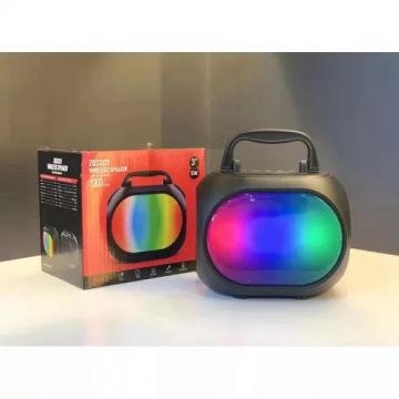 Boxa Portabila Stick Usb, ZQS-1321, TF, Radio FM, Lumini LED RGB
