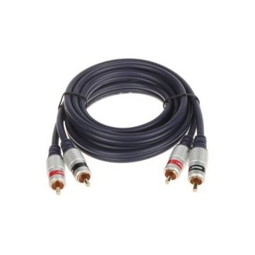 Cablu RCA stereo 1.5 m conectori auriți high quality Vitalco