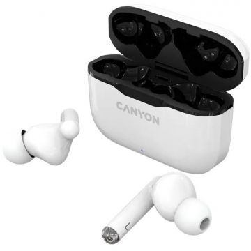 Canyon Casti bluetooth Canyon, TWS-3, Alb