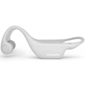 Casti Audio pentru copii Open-Ear Philips, TAK4607GY/00, Bluetooth, Waterproof, Conductie Osoasa, Gri