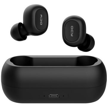 Casti Bluetooth T1C Black