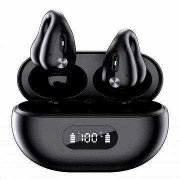 Casti Bluetooth Wireless YYK-Q80 TWS, Negru