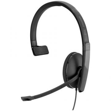 Casti Call Center Sennheiser SC 130 USB, wired monaural USB (Negru)