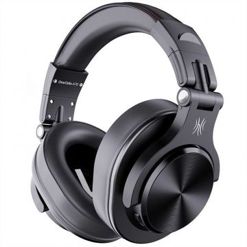 Casti Fusion A70, Bluetooth 5.2, Cablu audio 6.35 la 3.5 mm inclus, Autonomie 50 ore, Negru