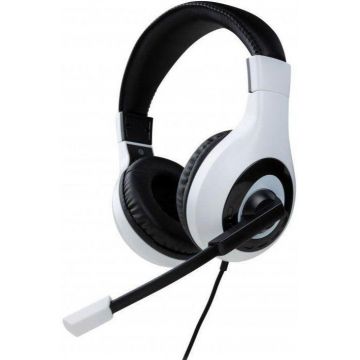 Casti gaming BigBen PS5 Official Headset V1, Microfon, Jack 3.5 mm (Alb)