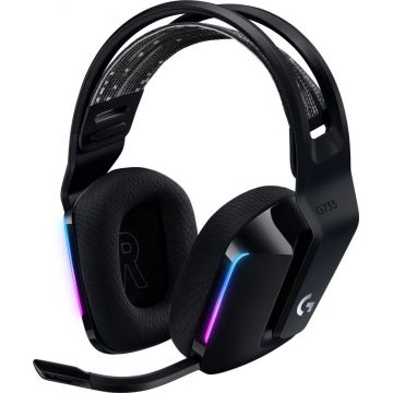 Casti Gaming Logitech G733 Lightspeed Wireless RGB Black