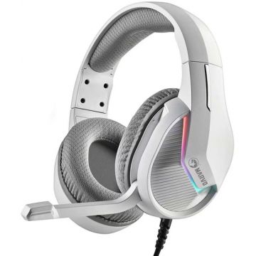 Casti Gaming Marvo H8618 White