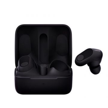 Casti Gaming True Wireless SONY INZONE WF-G700NB, Active Noise cancelling, Wireless, LE Audio, 360 Spatial sound, Autonomie baterie 24 ore, Microfon cu AI, pentru PC/PlayStation5 (Negru)