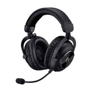 Casti gaming Logitech PRO X 2 Lightspeed, wireless, Negru