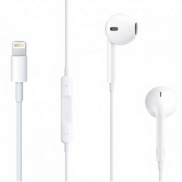 Casti Handsfree Lightning  EarPods Alb