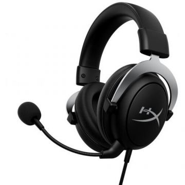 Casti HyperX CloudX Black Silver Casti HyperX CloudX Black Silver