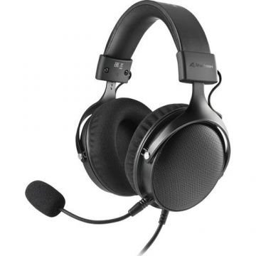Casti pentru Pc, Sharkoon B2, 32 Ohm, Microfon, Negru