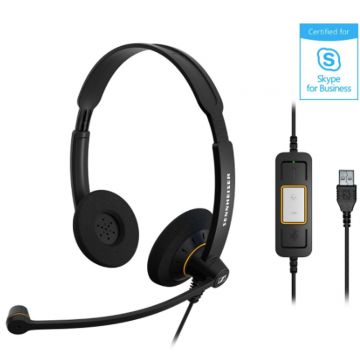 Casti Sennheiser Office/Call Center, Over-Head SC 60 USB ML Casti Sennheiser Office/Call Center, Over-Head SC 60 USB ML