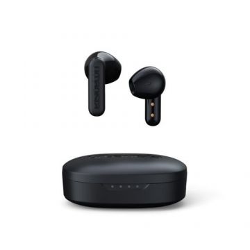 Casti True Wireless In-Ear Urbanista Copenhagen, Bluetooth 5.2, Microfon, control tactil, IPX4, redare pana la 8 ore, incarcare USB-C (Negru)