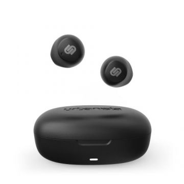 Casti True Wireless In-Ear Urbanista Lisbon, Bluetooth, Microfon, control tactil, Wateproof IPX3, 9 ore Autonomie (Negru)