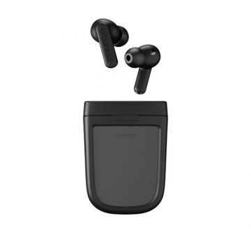 Casti True Wireless In-Ear Urbanista Phoenix, incarcare solara/USB-C, Bluetooth 5.2, Microfon, aplicatie mobila, ANC, IPX4, redare pana la 8 ore (Negru)