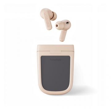 Casti True Wireless In-Ear Urbanista Phoenix, incarcare solara/USB-C, Bluetooth 5.2, Microfon, aplicatie mobila, ANC, IPX4, redare pana la 8 ore (Roz)