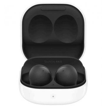 Casti True Wireless Samsung Galaxy Buds 2, Bluetooth, In-Ear, Microfon (Negru/Alb)