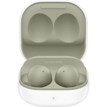 Casti True Wireless Samsung Galaxy Buds 2, Bluetooth, In-Ear, Microfon (Verde)