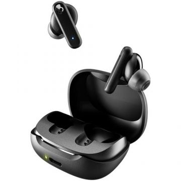 Casti True Wireless Skullcandy Smokin' Buds, In-Ear, Bluetooth, Touch Control, Microfon (Negru)