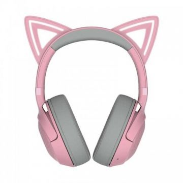 Casti Wireless Kraken Kitty V2 Pink