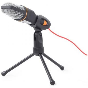 Microfon Gembird, jack 3.5 mm, Negru, MIC-D-03