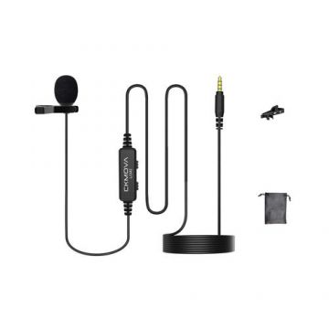 Microfon lavaliera CKMOVA LCM2, 6 m, Negru Microfon lavaliera CKMOVA LCM2, 6 m, Negru