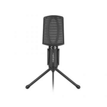 Microfon Natec ASP, Jack3.5mm, Cablu 1.8m, Cardioid (Negru)