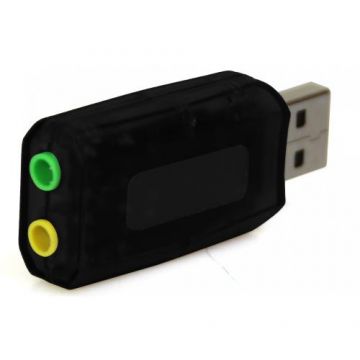 Placa de Sunet Media-Tech VIRTU 5.1, conectare USB