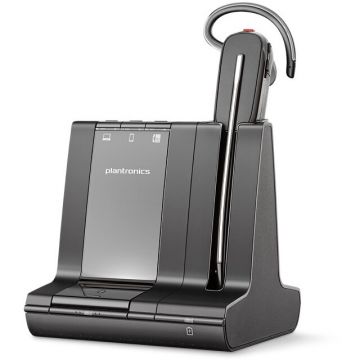 POLY Casca Call Center Plantronics Savi 8240 Office, S8240 CDM USB-A, Convertible, DECT, EMEA, Negru