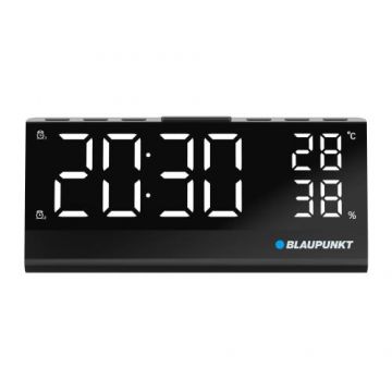 Radio cu ceas Blaupunkt CR10ALU, FM radio, Dual Alarm, Senzor intern de temperatura si umiditate incorporat