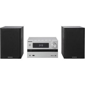 Sistem audio Kenwood M-720DAB, DAB+, Bluetooth, CD Player, USB, Argintiu