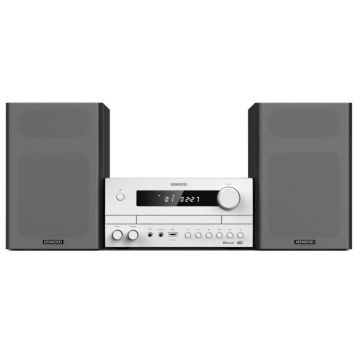 Sistem audio Kenwood M-822DAB, DAB+, Bluetooth, CD Player, USB, Argintiu