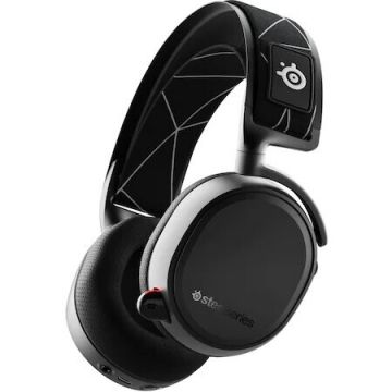 STEELSERIES Casti gaming wireless SteelSeries Arctis 9, multiplatforma PC PS4 PS5, 2.4GHz&Bluetooth, Surround DTS Headphone X, Negru