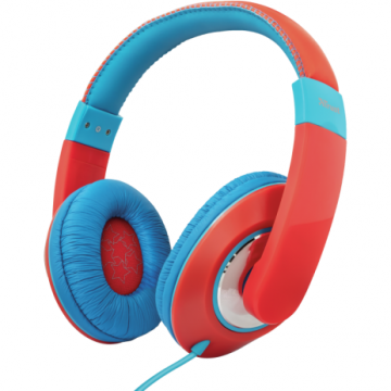 Trust Casti Stereo Trust Sonin Kids (Rosu/Albastru)