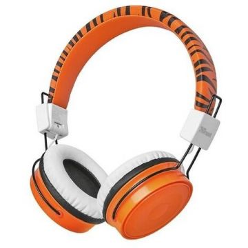 Trust Casti wireless cu Bluetooth Trust Comi, portocaliu
