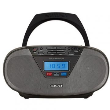 AIWA Microsistem Audio Aiwa BBTU-400BK, CD/MP3/FM-PLL/BT Player (Negru)