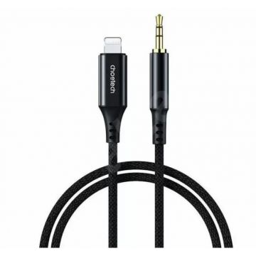Cablu audio jack 3.5mm la Apple Lightning T-T 1m, AUX007