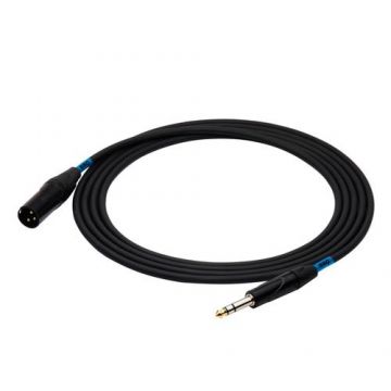 Cablu audio SSQ, Jack 6.3 mm - XLR tata, 10 m, Negru