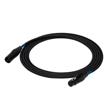Cablu DMX SSQ, XLR tata - XLR mama, 50 cm, Negru Cablu DMX SSQ, XLR tata - XLR mama, 50 cm, Negru