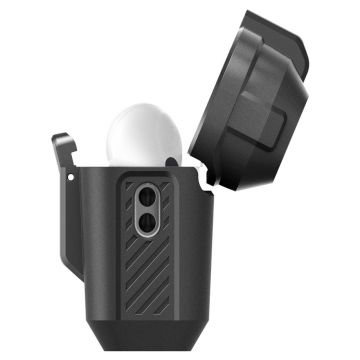Carcasa Spigen Lock Fit compatibila cu Apple AirPods Pro / Pro 2 Black